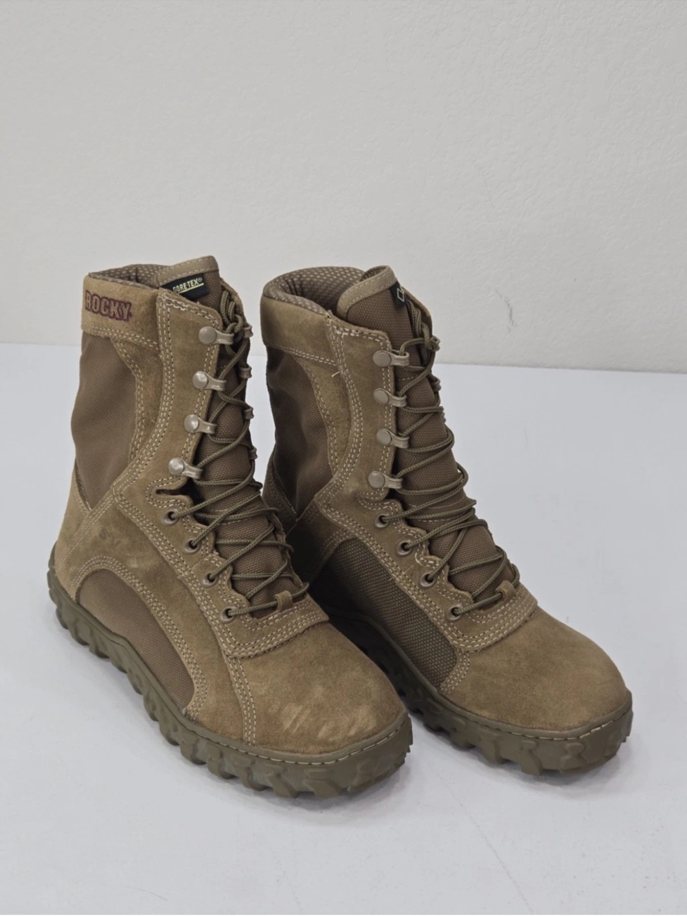 Rocky S2V Special Ops Tactical Military Boots Coyote Goretex Vibram 8 R Mens